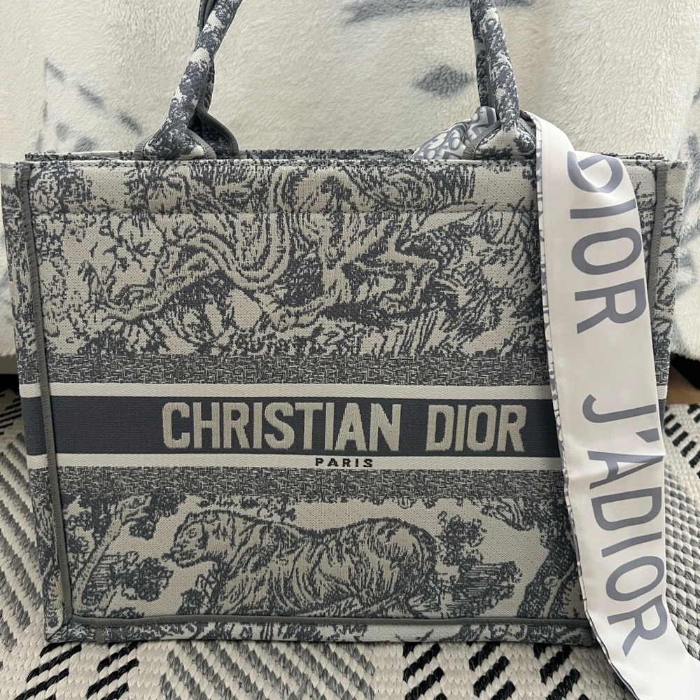 Gray Tote Bag